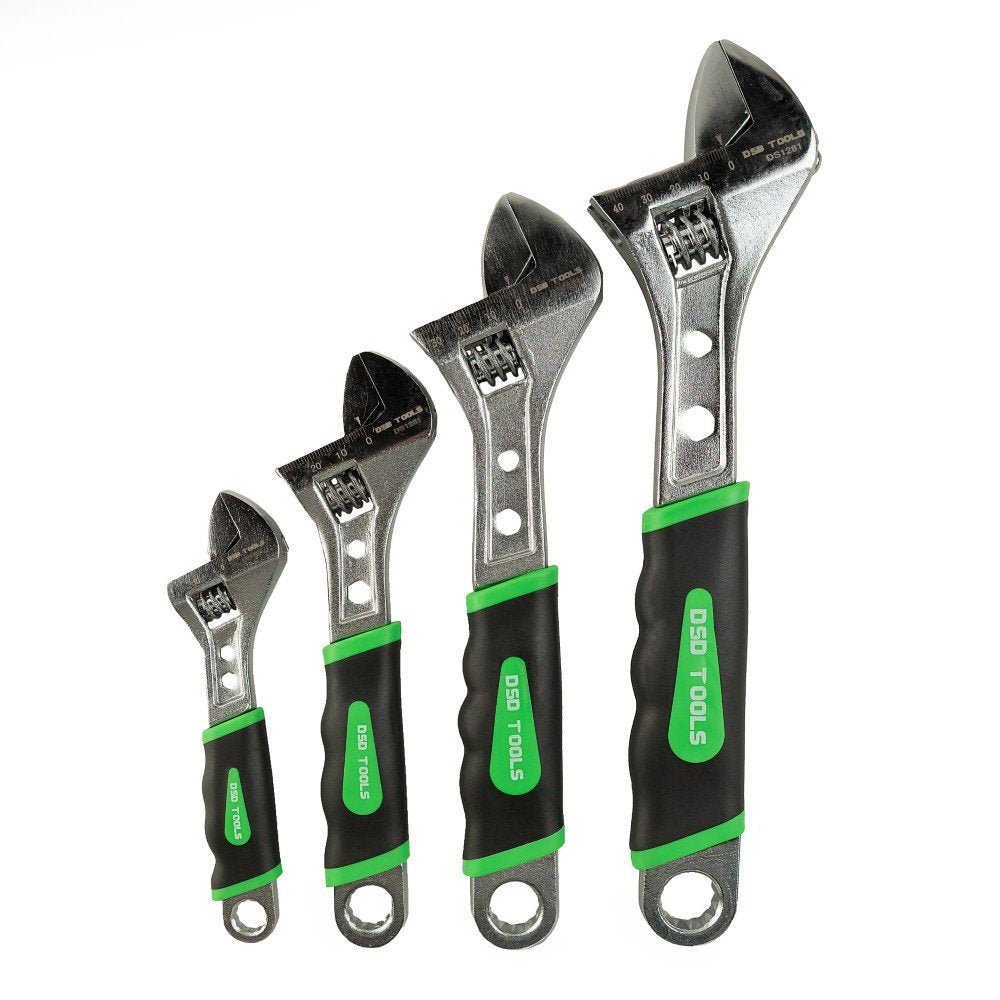 DSD TOOLS 4PC ADJUSTABLE WRENCH SET DS1281 image 0