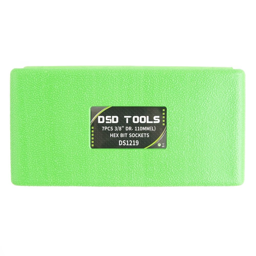 DSD TOOLS 7PCS 3/8” DR. 110MM(L) HEX BIT SOCKETS DS1219 image 3