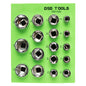 DSD TOOLS 17PC 3/8" DR SHALLOW SOCKETS 8-24MM DS1320 image 0