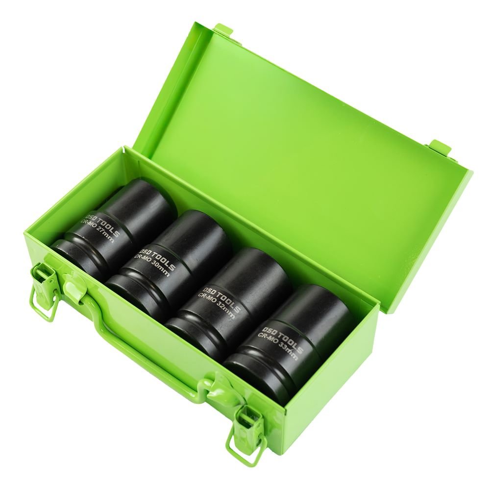 DSD TOOLS 4PC 1" DRIVE 6PT DEEP IMPACT SOCKET SET DS1106 image 1