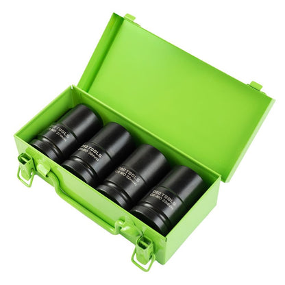 DSD TOOLS 4PC 1" DRIVE 6PT DEEP IMPACT SOCKET SET DS1106 image 1