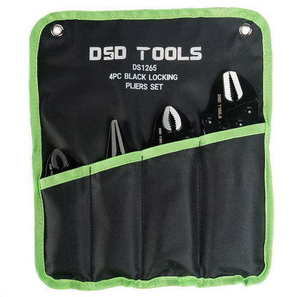 DSD TOOLS 4PC BLACK LOCKING PLIERS SET DS1265 image 2