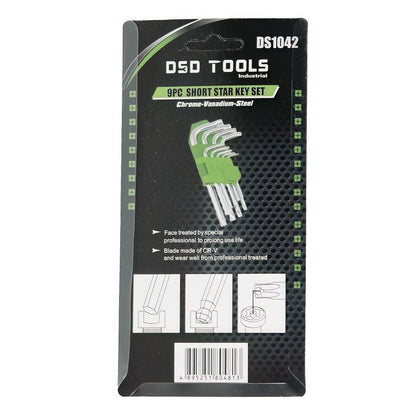 DSD TOOLS 9PC SHORT STAR KEY SET DS1042 image 3
