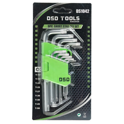 DSD TOOLS 9PC SHORT STAR KEY SET DS1042 image 2