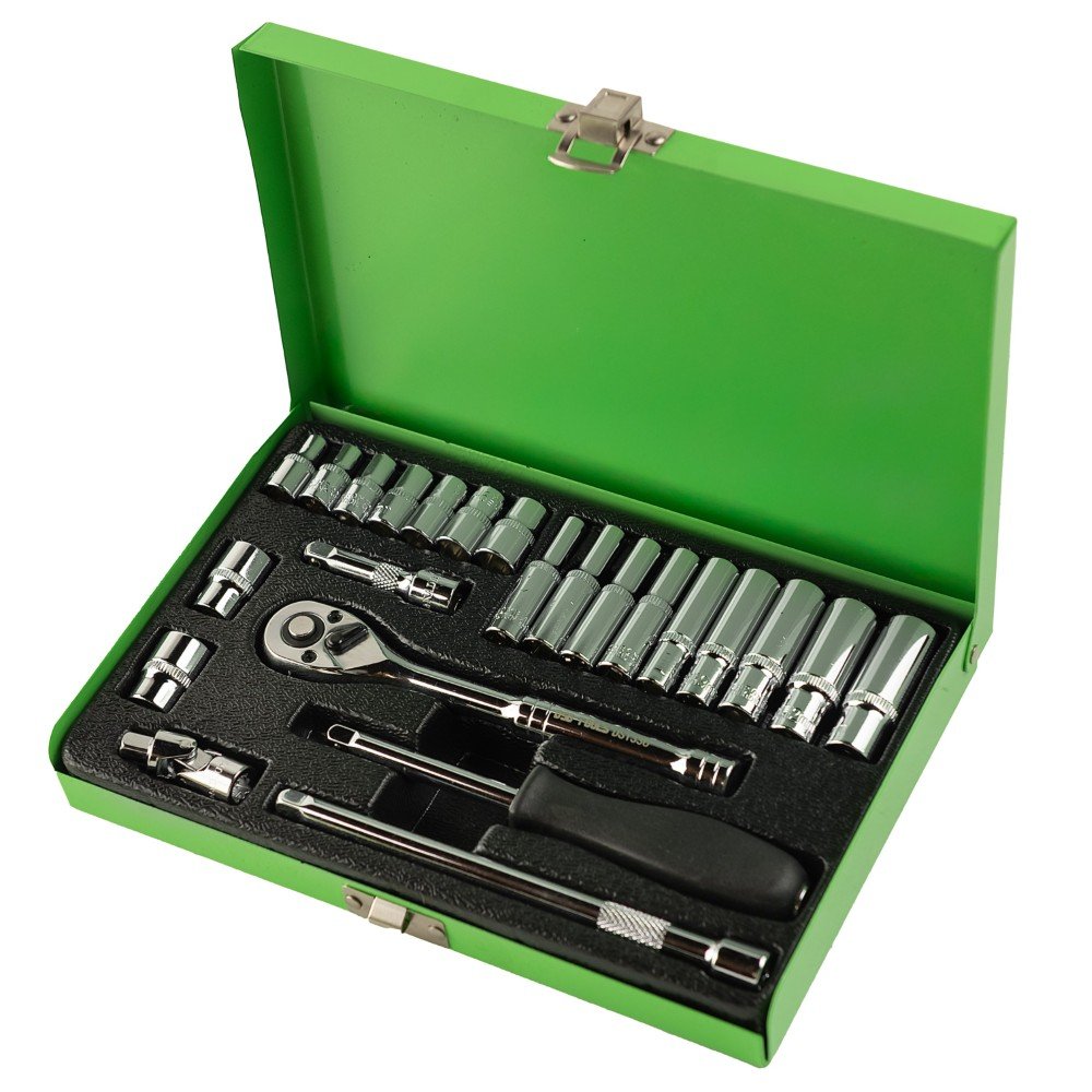 DSD TOOLS 24PC 1/4" DR METRIC SOCKET SET DS1336 image 1