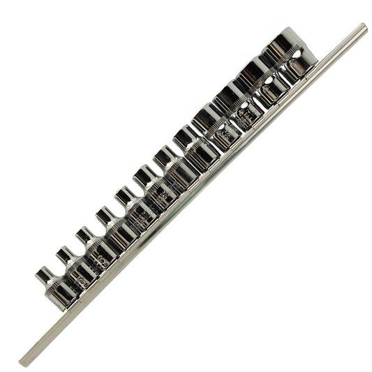 DSD TOOLS 12PC 3/8" DR E STAR SOCKETS ON RAIL DS1310 image 0