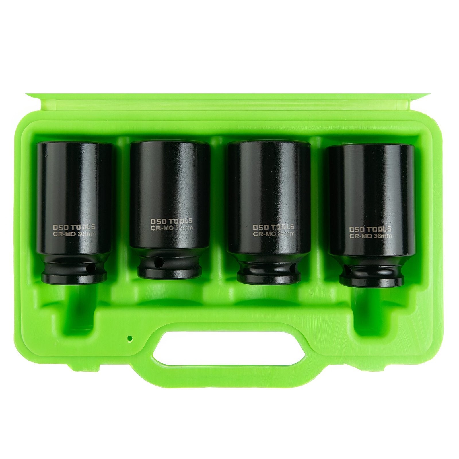 DSD TOOLS 4PC 1/2" DR 12PT DEEP IMPACT HUB NUT SOCKETS DS1112 image 2