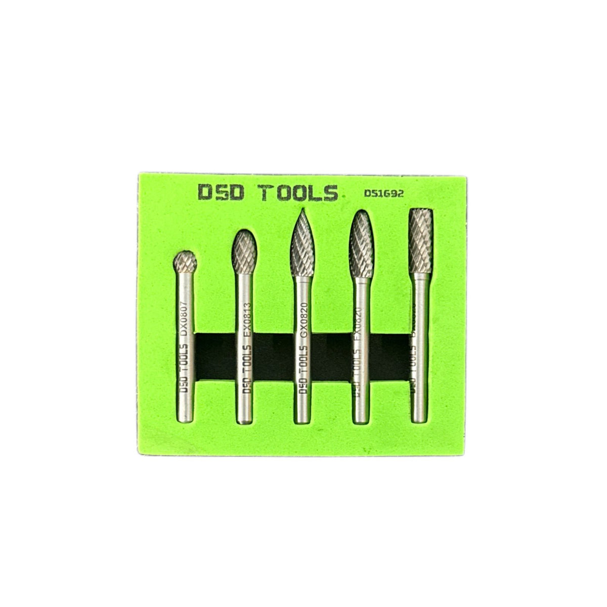 5PC TUNGSTEN CARBIDE BURR SET
