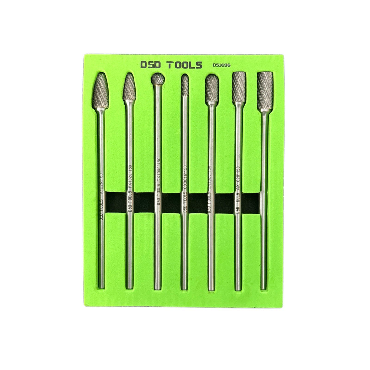 7PC LONG CARBIDE BURR SET