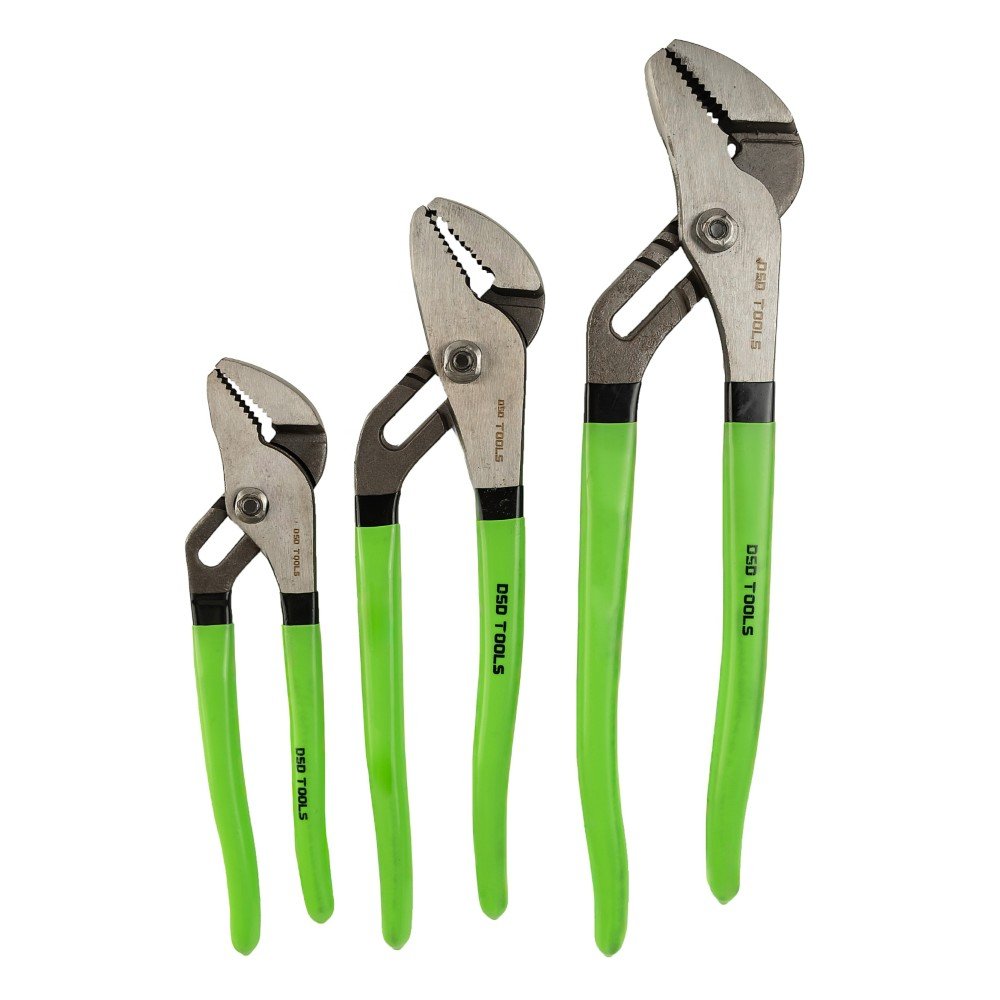 DSD TOOLS 3PC GROOVE JOINT WATER PUMP PLIERS SET DS1278 image 0