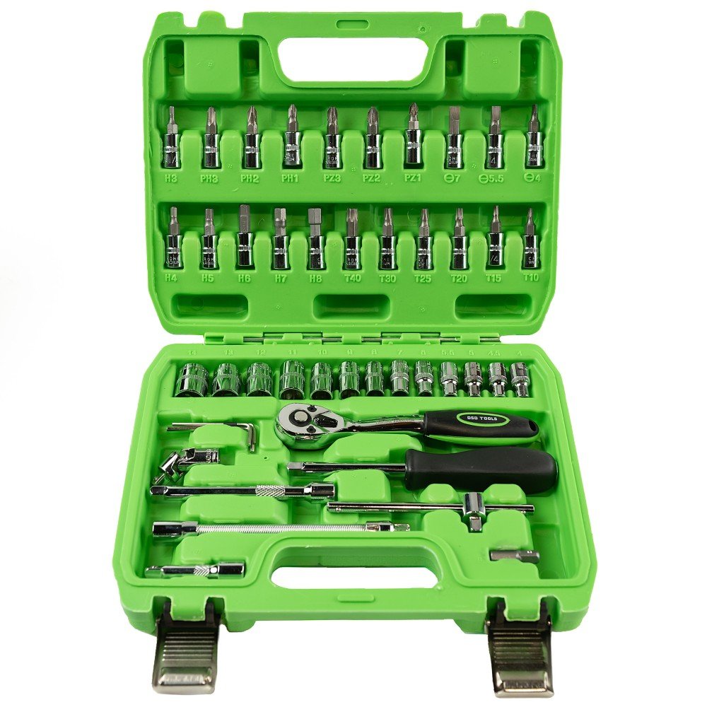 DSD TOOLS 46PC 1/4 DR METRIC SOCKET &amp; BIT SET DS1036 image 0