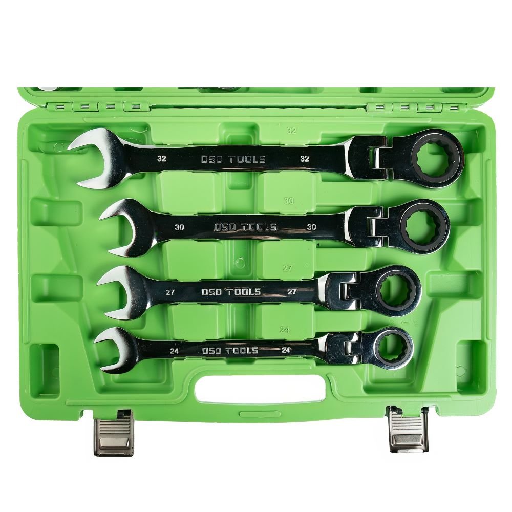 DSD TOOLS 13PC METRIC FLEX GEAR RATCHET COMBINATION WRENCH SET DS1058 image 4