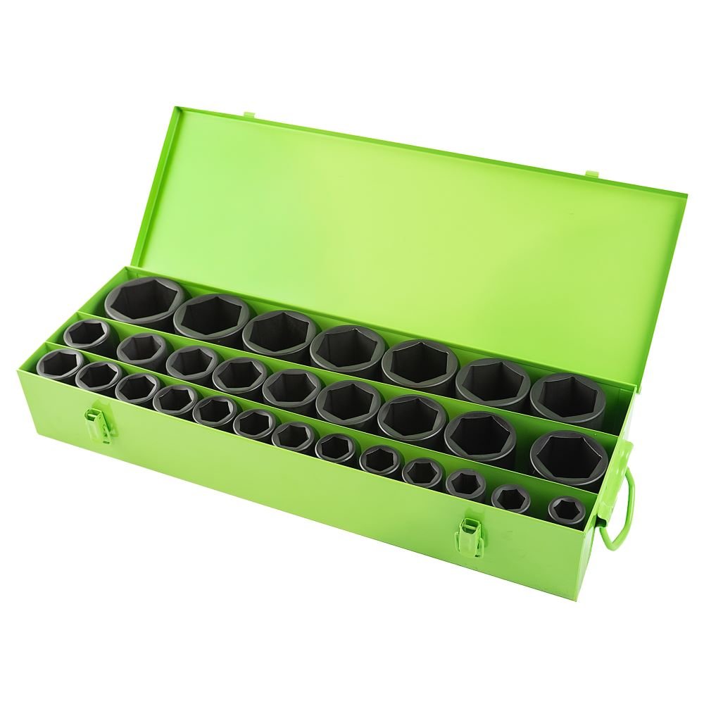 DSD TOOLS 29PC 3/4" DR 6PT DEEP IMPACT SOCKET SET DS1105 image 0