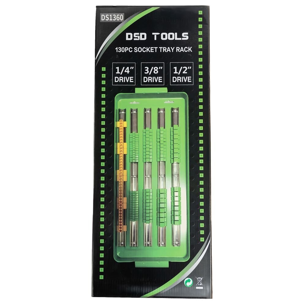 DSD TOOLS 130PC SOCKET TRAY RACK DS1360 image 3