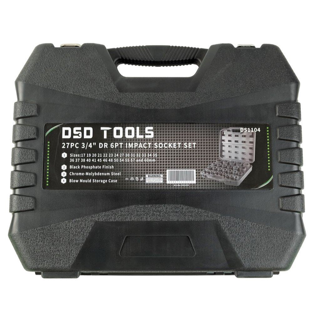 DSD TOOLS 27PC 3/4" DR 6PT IMPACT SOCKET SET DS1104 image 3