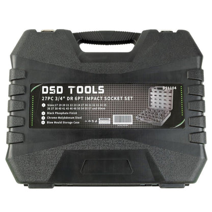 DSD TOOLS 27PC 3/4" DR 6PT IMPACT SOCKET SET DS1104 image 3
