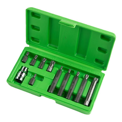 DSD TOOLS 11PC 1/2" DR SPLINE BIT SET DS1216 image 1