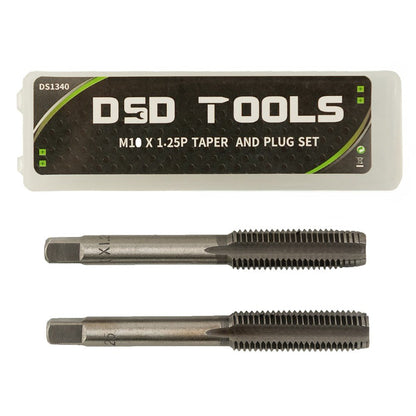 DSD TOOLS M10 X 1.25P TAPER AND PLUG SET DS1340 image 0