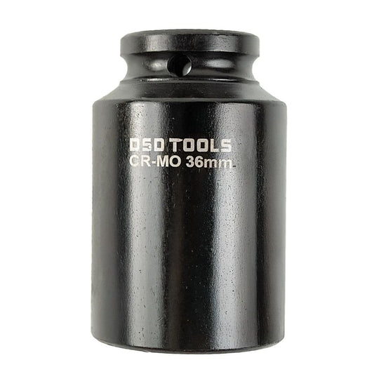DSD TOOLS 1/2" DR 36MM 12PT THIN WALL HUB NUT SOCKET DS1138 image 1