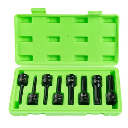 DSD TOOLS 8PC 1/2" DR IMPACT SPLINE BIT SOCKETS DS1180 image 0