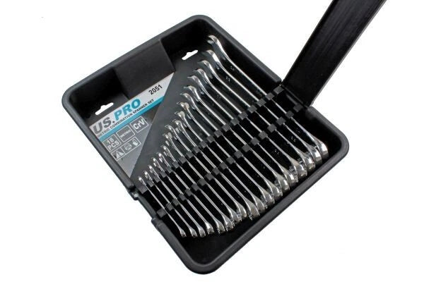 USPRO 18PC METRIC COMBINATION SPANNER SET